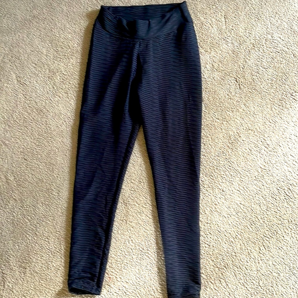 Women Butt Lifting Yoga Leggings Workout High Waist Push Up Ruched Pants size L